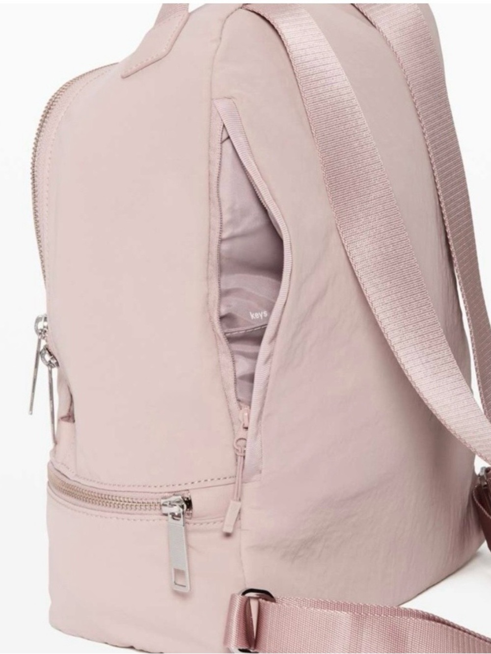 Lululemon small City Adventure Backpack Pale Pink 12L - Picture 3 of 12